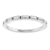 14K White 1/5 CTW Natural Diamond Anniversary Band