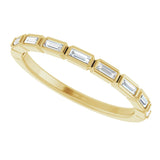 14K Yellow 1/5 CTW Natural Diamond Anniversary Band