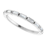 14K White 1/5 CTW Natural Diamond Anniversary Band