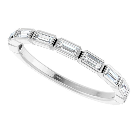 14K White 1/4 CTW Natural Diamond Anniversary Band