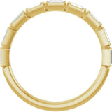 14K Yellow 1/4 CTW Natural Diamond Anniversary Band