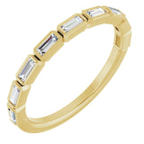 14K Yellow 1/4 CTW Lab-Grown Diamond Anniversary Band