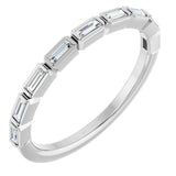 14K White 1/5 CTW Natural Diamond Anniversary Band