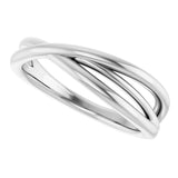 Sterling Silver Criss-Cross Ring