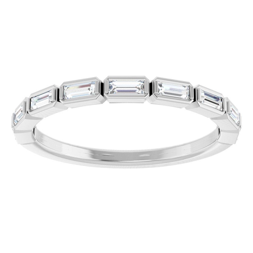 14K White 1/4 CTW Lab-Grown Diamond Anniversary Band