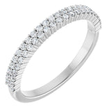 14K White 1/4 CTW Natural Diamond Anniversary Band