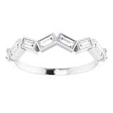 14K White 1/3 CTW Natural Diamond Anniversary Band