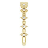 14K Yellow 1/10 CTW Natural Diamond Stackable Ring