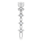 14K White Gold 1/10 CTW Natural Diamond Stackable Ring