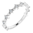 14K White Gold 1/10 CTW Natural Diamond Stackable Ring