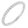 14K White 1/4 CTW Lab-Grown Diamond Anniversary Band