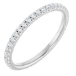 Platinum 1/4 CTW Natural Diamond Anniversary Band