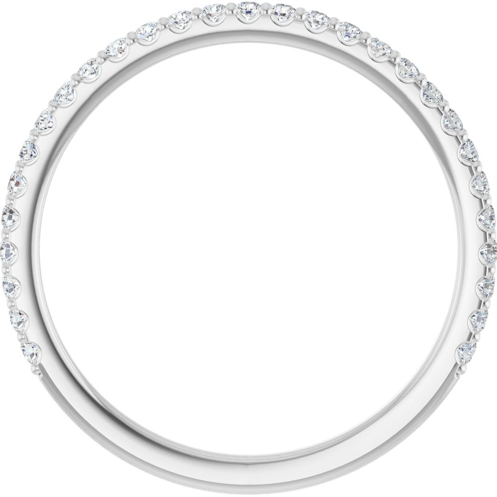 14K White 1/4 CTW Lab-Grown Diamond Anniversary Band