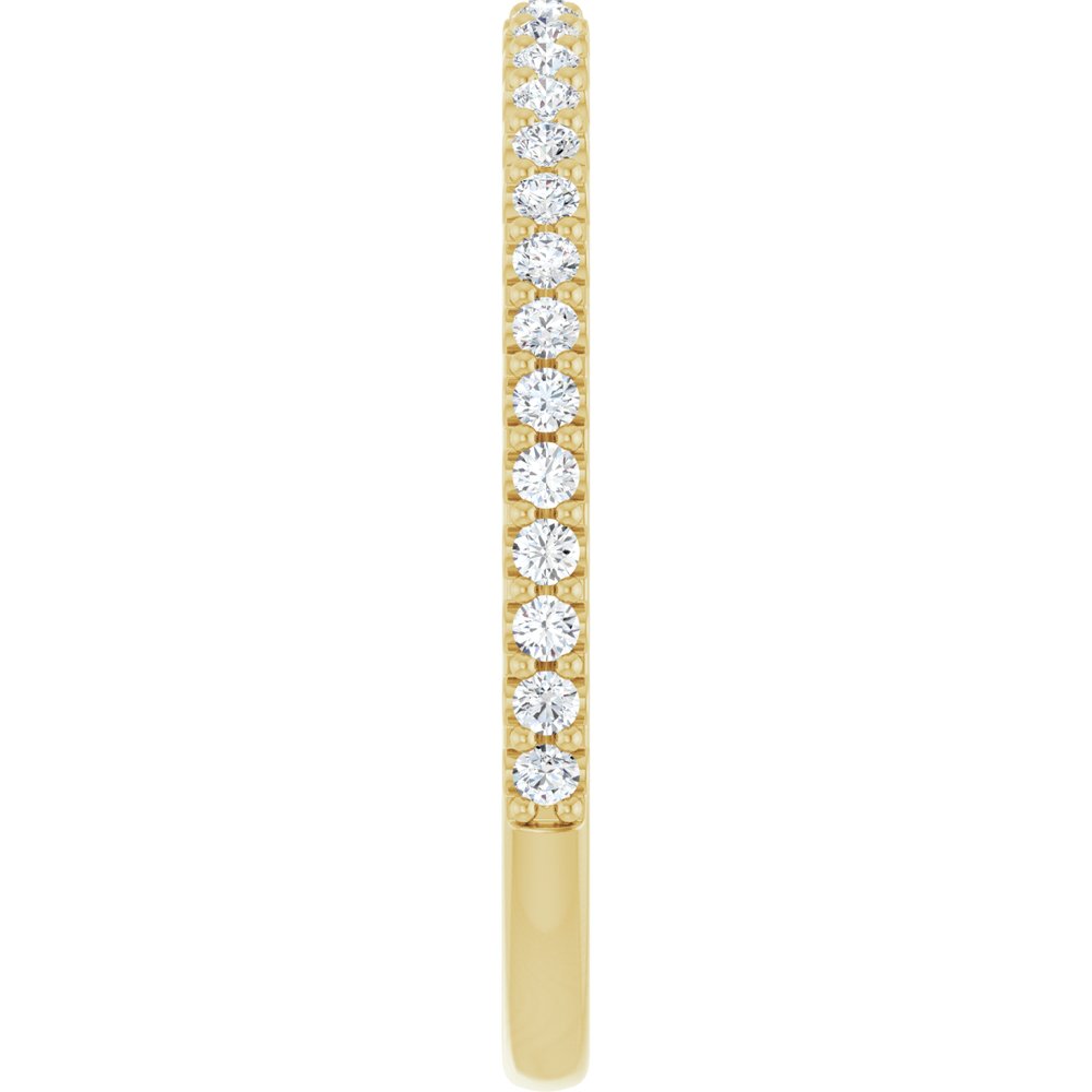 14K Yellow 1/4 CTW Lab-Grown Diamond Anniversary Band