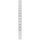 14K White 1/4 CTW Lab-Grown Diamond Anniversary Band