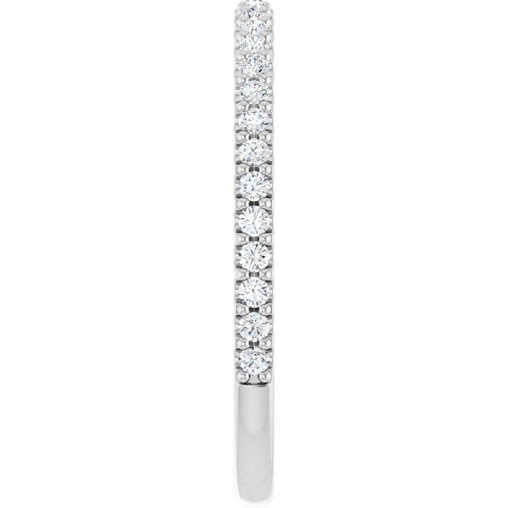 Platinum 1/4 CTW Natural Diamond Anniversary Band