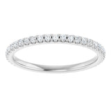 Platinum 1/4 CTW Natural Diamond Anniversary Band