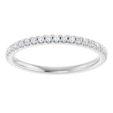 14K White 1/4 CTW Natural Diamond Anniversary Band