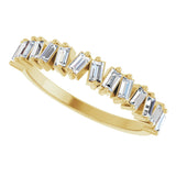 14K Yellow Gold 1/2 CTW Lab-Grown Diamond Anniversary Band