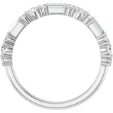 14K White Gold 1/2 CTW Lab-Grown Diamond Anniversary Band