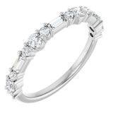 14K White Gold 1/2 CTW Lab-Grown Diamond Anniversary Band