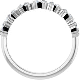 14K White 1/2 CTW Natural Diamond Anniversary Band