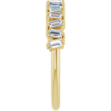 14K Yellow Gold 7/8 CTW Lab-Grown Diamond Anniversary Band