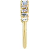 14K Yellow 1/2 CTW Lab-Grown Diamond Anniversary Band