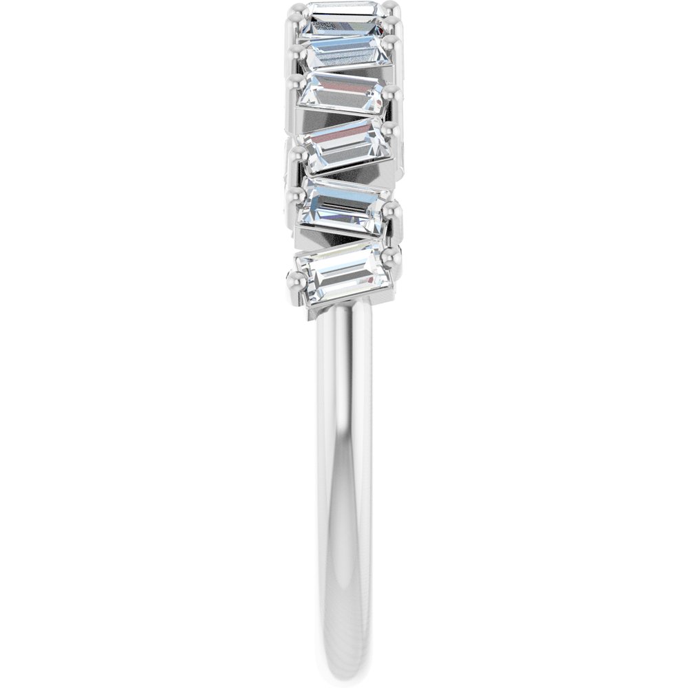 14K White Gold 7/8 CTW Lab-Grown Diamond Anniversary Band
