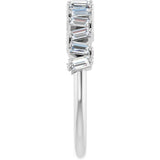 14K White Gold 7/8 CTW Lab-Grown Diamond Anniversary Band