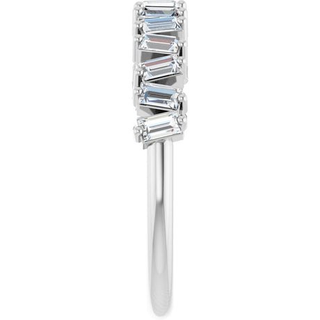 14K White Gold 7/8 CTW Lab-Grown Diamond Anniversary Band