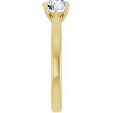 14K Yellow Gold 1 CTW Lab-Grown Diamond Engagement Ring