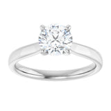 14K White Gold 1 CTW Lab-Grown Diamond Engagement Ring