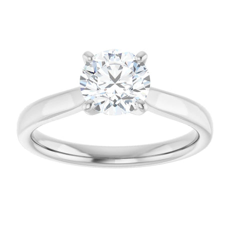 14K White Gold 1 CTW Lab-Grown Diamond Engagement Ring