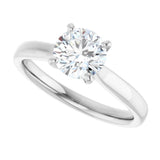 14K White Gold 1 CTW Lab-Grown Diamond Engagement Ring