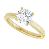14K Yellow Gold 1 CTW Lab-Grown Diamond Engagement Ring