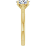 14K Yellow Gold 1 CTW Lab-Grown Diamond Engagement Ring