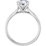 14K White Gold 1 1/2 CTW Lab-Grown Diamond Engagement Ring