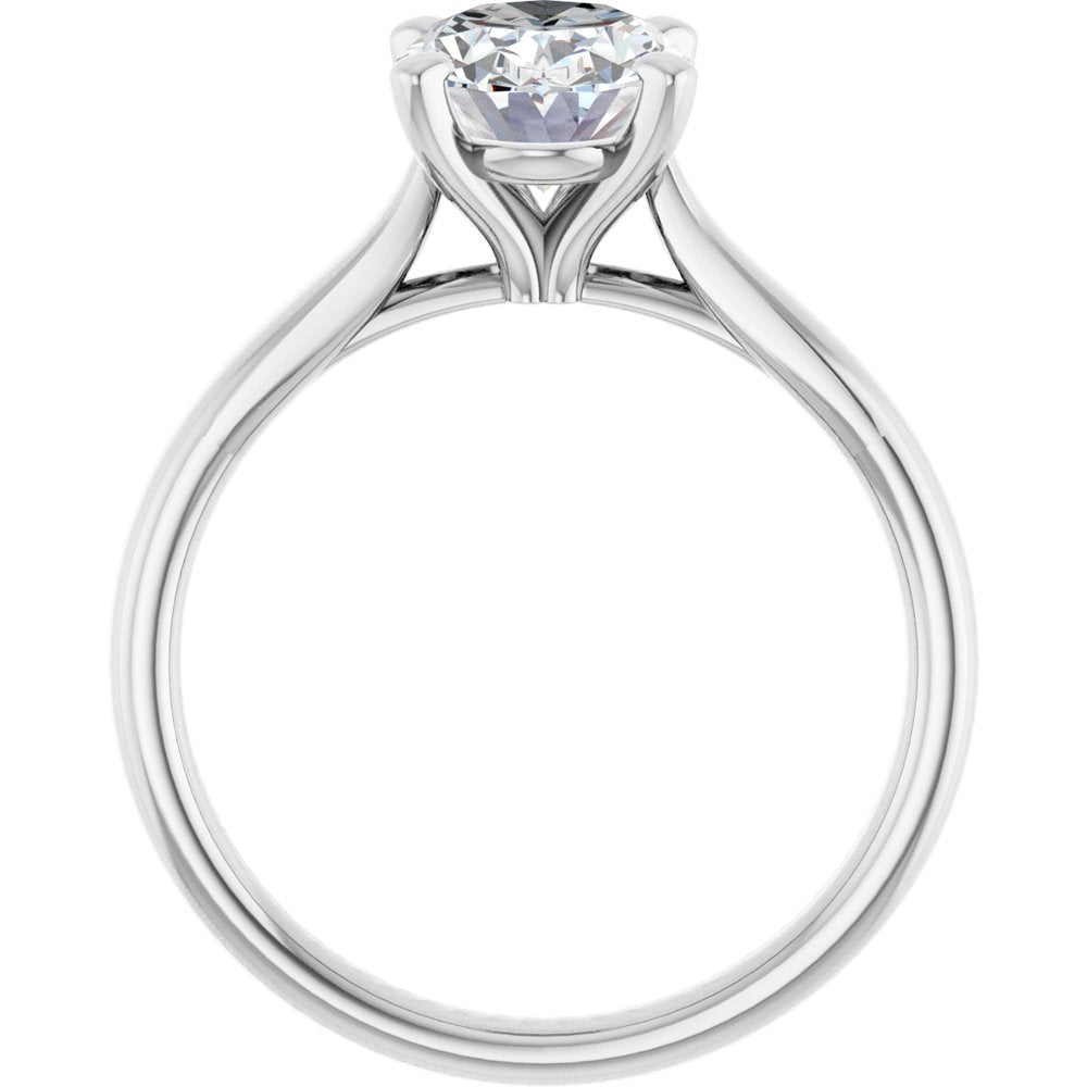 14K White Gold 1 1/2 CTW Lab-Grown Diamond Engagement Ring