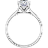 14K White Gold 1 1/2 CTW Lab-Grown Diamond Engagement Ring