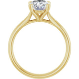 14K Yellow Gold 1 3/4 CTW Lab-Grown Diamond Engagement Ring