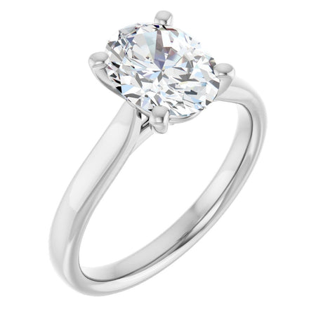 14K White Gold 1 3/4 CTW Lab-Grown Diamond Engagement Ring