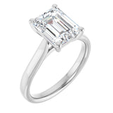 14K White Gold 2 1/2 CTW Lab-Grown Diamond Engagement Ring