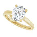 14K Yellow Gold 1 1/2 CTW Lab-Grown Diamond Engagement Ring