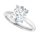 14K White Gold 1 3/4 CTW Lab-Grown Diamond Engagement Ring