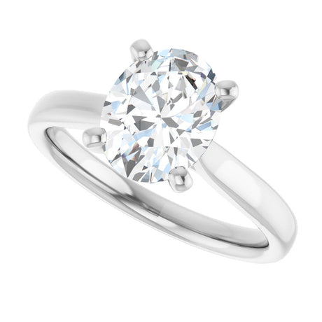 14K White Gold 1 3/4 CTW Lab-Grown Diamond Engagement Ring