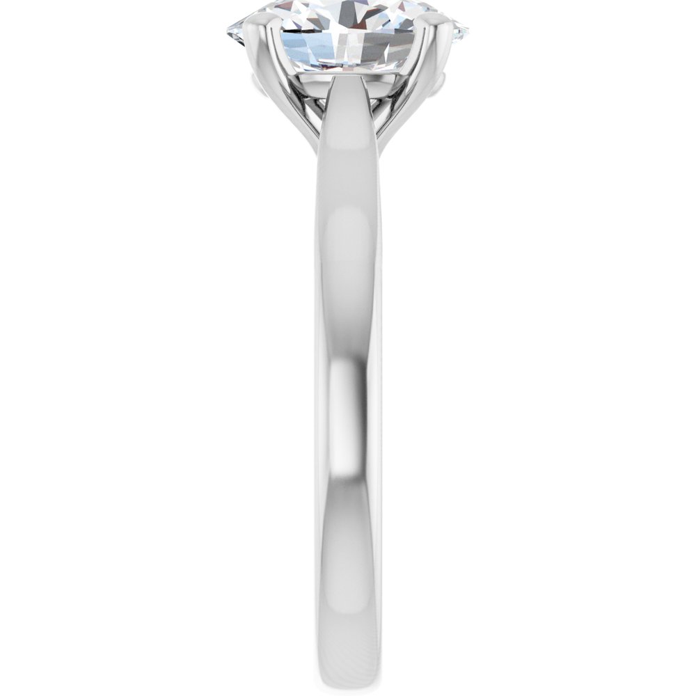14K White Gold 1 3/4 CTW Lab-Grown Diamond Engagement Ring