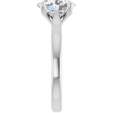 14K White Gold 1 3/4 CTW Lab-Grown Diamond Engagement Ring