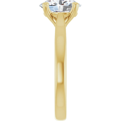 14K Yellow Gold 1 3/4 CTW Lab-Grown Diamond Engagement Ring