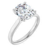 14K White Gold 2 1/2 CTW Lab-Grown Diamond Engagement Ring